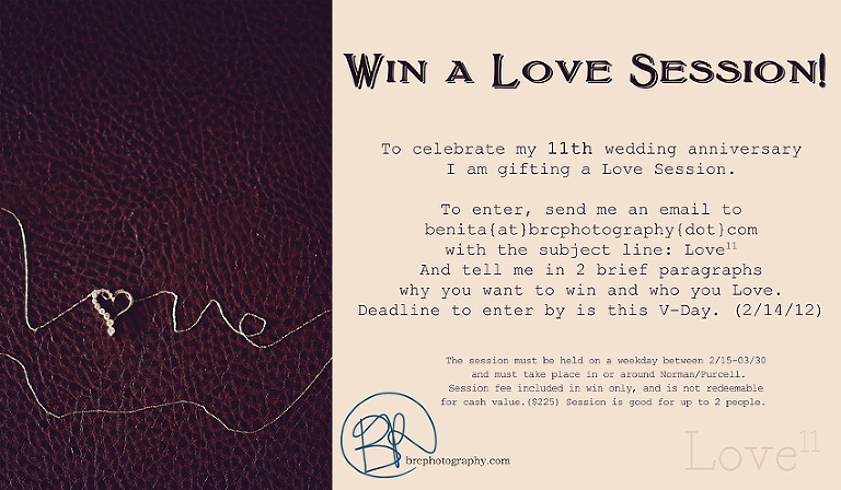 Love11 - win a Love session with BRC Photography